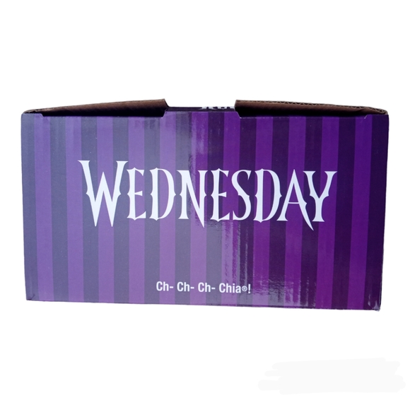 NIB Wednesday Chia Pet Handmade Decorative Planter + FREE GIFT - Picture 4 of 5